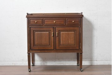 中古　希少な廃番品　maruni(マルニ木工)　地中海ロイヤルシリーズ(ROYAL)　　ビュッフェワゴン　(R-091036)