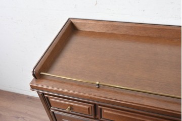 中古　希少な廃番品　maruni(マルニ木工)　地中海ロイヤルシリーズ(ROYAL)　　ビュッフェワゴン　(R-091036)