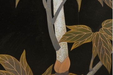 和製ヴィンテージ　最高級品!!　藪田信次作　漆絵入りの着物箪笥　定価約400万円　(R-091037)