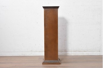 和製ヴィンテージ　ナラ材　職人手作りのすっきりとした佇まいが魅力の花台(R-091042)