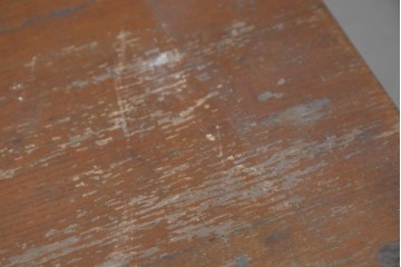 和製アンティーク　昭和初期から昭和中期　素朴な佇まいの引き出し付きサイドキャビネット　(R-091051)