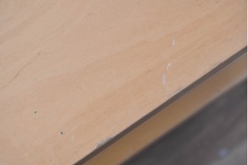 中古　ドイツ製　MOLLER DESIGN(モラー・デザイン)　ガラス引き戸のロングテレビボード　定価約30万円　(R-091054)