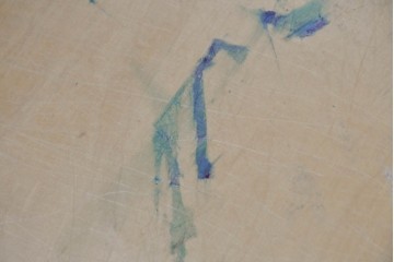 中古　ドイツ製　MOLLER DESIGN(モラー・デザイン)　ガラス引き戸のロングテレビボード　定価約30万円　(R-091054)