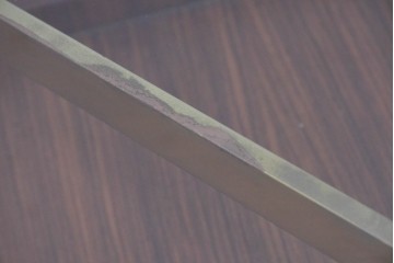 イタリアヴィンテージ　1950年から1960年頃　楽器モチーフが目を引くカウンターテーブルとチェア2脚セット　(R-091066)