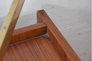 イタリアヴィンテージ　1950年から1960年頃　楽器モチーフが目を引くカウンターテーブルとチェア2脚セット　(R-091066)