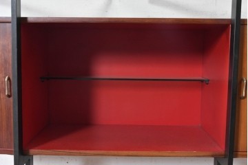 イタリアヴィンテージ　1950年から1960年頃　楽器モチーフが目を引くカウンターテーブルとチェア2脚セット　(R-091066)
