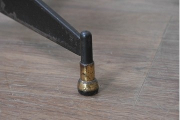 イタリアヴィンテージ　1950年から1960年頃　楽器モチーフが目を引くカウンターテーブルとチェア2脚セット　(R-091066)