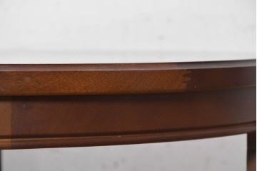 中古　マルニ木工(maruni)　地中海シリーズ　表情豊かな木目模様が魅力のラウンドサイドテーブル　(R-091069)