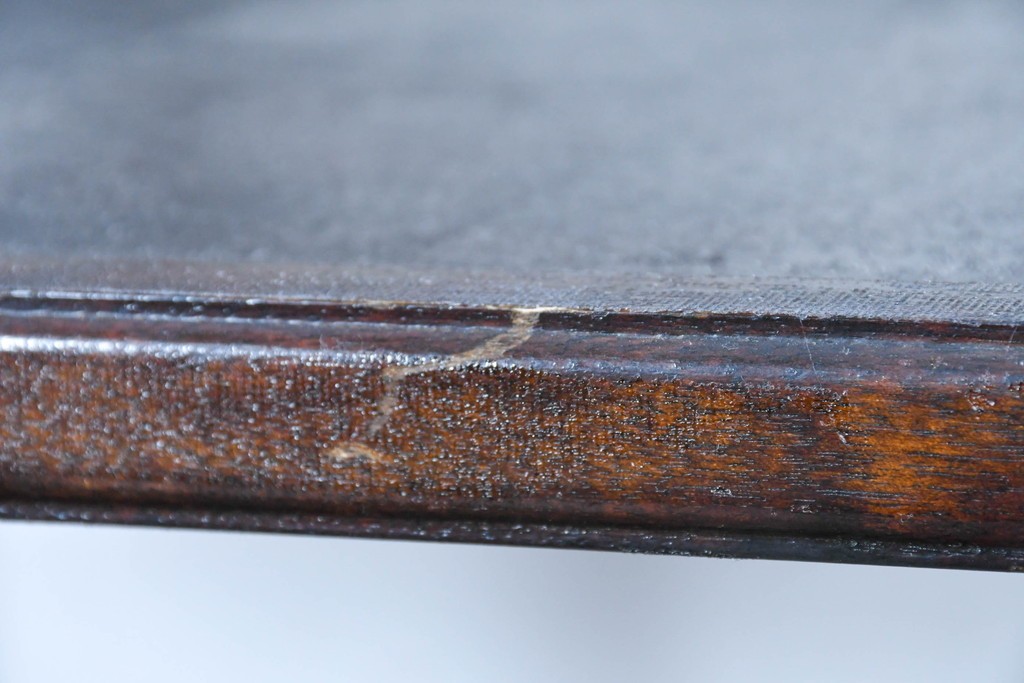 中古　美品　高島屋デパート取り扱い　民芸デザイン　互い違いの棚が個性的な朝鮮棚　定価約80万円　(R-091083)