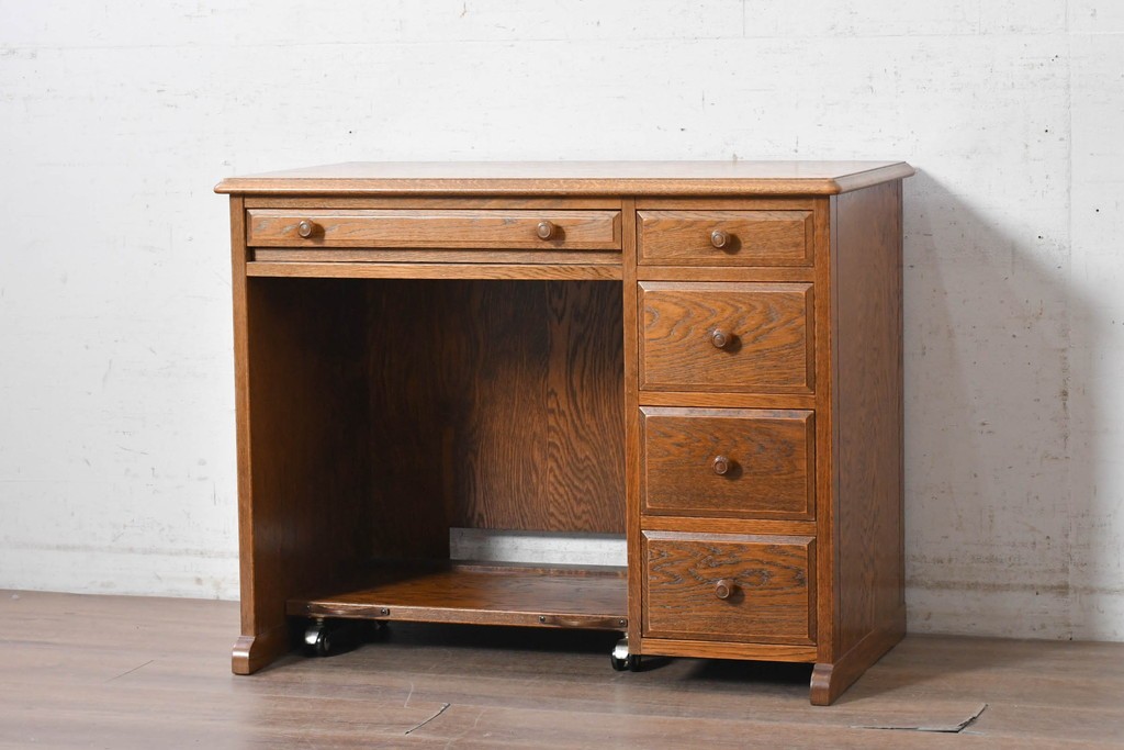 中古　美品　三越家具　COUNTRY HOUSE(カントリーハウス)　Brugge(ブルージュ)　充実の収納を備えたパソコンデスク　(R-091085)