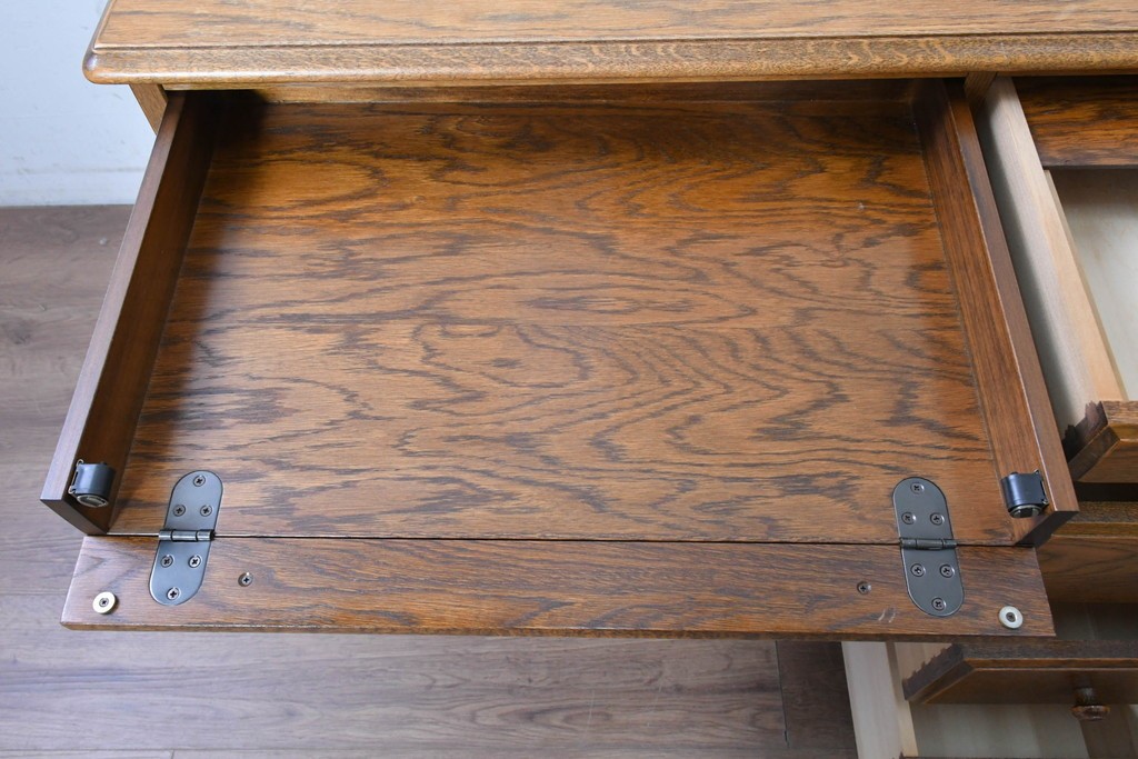 中古　美品　三越家具　COUNTRY HOUSE(カントリーハウス)　Brugge(ブルージュ)　充実の収納を備えたパソコンデスク　(R-091085)