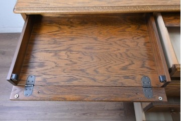 中古　美品　三越家具　COUNTRY HOUSE(カントリーハウス)　Brugge(ブルージュ)　充実の収納を備えたパソコンデスク　(R-091085)