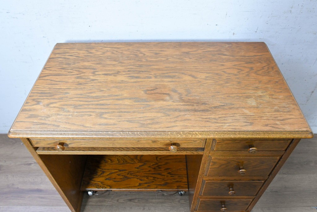 中古　美品　三越家具　COUNTRY HOUSE(カントリーハウス)　Brugge(ブルージュ)　充実の収納を備えたパソコンデスク　(R-091085)