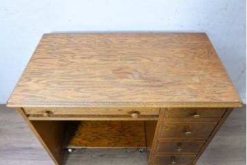 中古　美品　三越家具　COUNTRY HOUSE(カントリーハウス)　Brugge(ブルージュ)　充実の収納を備えたパソコンデスク　(R-091085)
