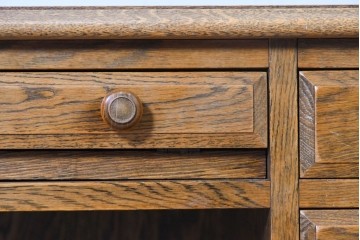 中古　美品　三越家具　COUNTRY HOUSE(カントリーハウス)　Brugge(ブルージュ)　充実の収納を備えたパソコンデスク　(R-091085)