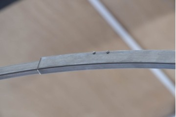 中古　美品　イタリア　FLOS(フロス)社　ARCO(アルコ)　大理石の土台がアクセントを添えるモダンなフロアスタンド　定価約44万円　(R-091086)