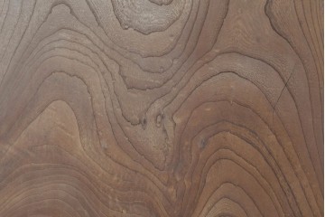 ヴィンテージ建具　美品　昭和中期から昭和後期　総欅(ケヤキ)材　杢目の良い一枚板を使った厚みのある引き戸1枚　(R-091103)