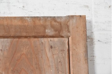 アンティーク建具　昭和初期　やわらかな木色が魅力の板戸1枚　(R-091105)