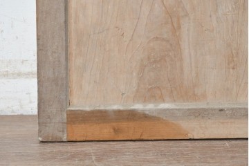 アンティーク建具　昭和初期　やわらかな木色が魅力の板戸1枚　(R-091105)