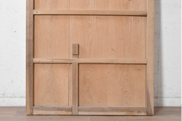 アンティーク建具　昭和初期　やわらかな木色が魅力の板戸1枚　(R-091105)