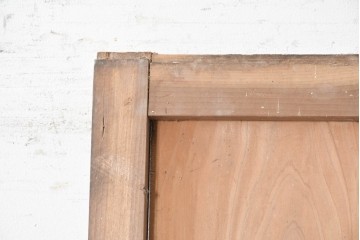 アンティーク建具　昭和初期　やわらかな木色が魅力の板戸1枚　(R-091105)