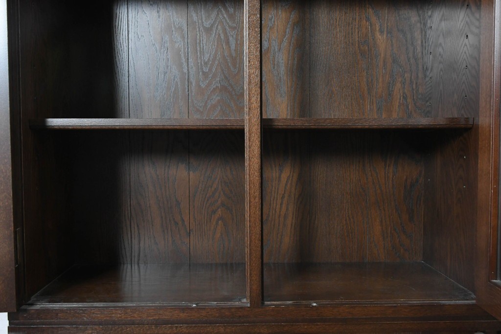 中古　美品　横浜クラシック家具　ノックオンウッド(knockonwood)　コロニアルシリーズ(Colonial Series)　カップボード　定価約80万円　(R-091110)