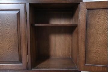 中古　美品　横浜クラシック家具　ノックオンウッド(knockonwood)　コロニアルシリーズ(Colonial Series)　カップボード　定価約80万円　(R-091110)