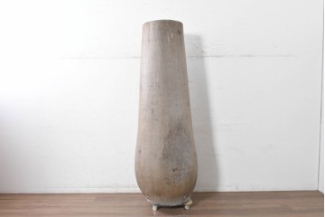 ヴィンテージ雑貨　バリ島　特大!!　高さ約1.9m　ヤシの木をくり抜いたオブジェ　(R-091111)