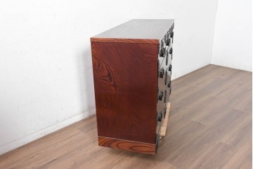 中古　美品　岩谷堂箪笥　雫月(しずく)3号　人気のあられ金具が映える整理箪笥　(R-091116)
