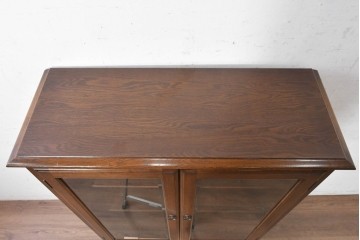 中古　横浜クラシック家具　ノックオンウッド(knockonwood)　オーク材　端正な佇まいのブックケース　(R-091118)