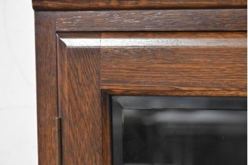中古　横浜クラシック家具　ノックオンウッド(knockonwood)　オーク材　端正な佇まいのブックケース　(R-091118)