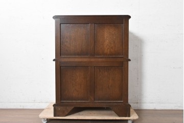 中古　横浜クラシック家具　ノックオンウッド(knockonwood)　凝ったデザインのジャコビアンチェスト　(R-091119)