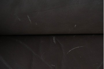 スウェーデンヴィンテージ　1980年頃　Soderbergs(ソーダバーグ)　本革　リクライニングチェアとオットマンのセット　※傷み有り　(R-091127)