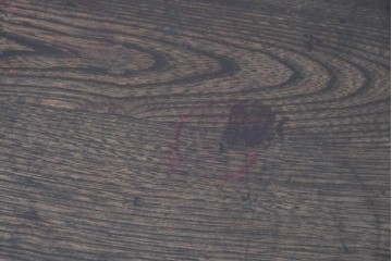 和製アンティーク　大正から昭和初期　檜材　素朴な木味が魅力の2杯の引き出しを備えた文机　(R-091141)