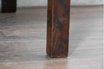 和製アンティーク　大正から昭和初期　檜材　素朴な木味が魅力の2杯の引き出しを備えた文机　(R-091141)