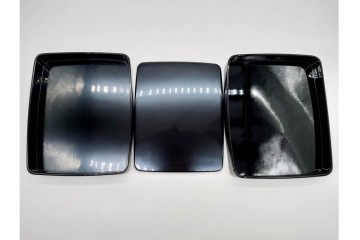 桜井一良　輪島塗　木製漆器　蒔絵で華文が描かれたあでやかな硯箱　共箱付き　(R-091173)