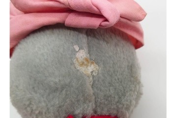 当時物　NHK　「にこにこぷん」　じゃじゃ丸・ぴっころ・ぽろりのソフビ人形3点セット　(R-091176)