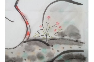 真作　小島功　肉筆　艶やかな女性たちを描いた水彩画など9枚セット　(R-091177)