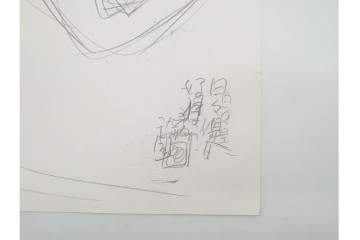 真作　小島功　肉筆　個性豊かな女性像を描いたスケッチ15枚セット　(R-091179)