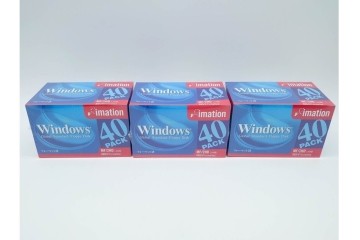 未開封　imation(イメーション)　Windows用　3.5インチ　2HD　40枚入り×8箱 (320枚)　フロッピーディスク8点セット　(R-091185)