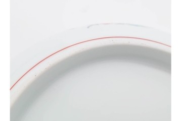 十三代 酒井田柿右衛門　有田焼　錦　牡丹文を描いた上品な菓子器　共箱付き　(R-091186)
