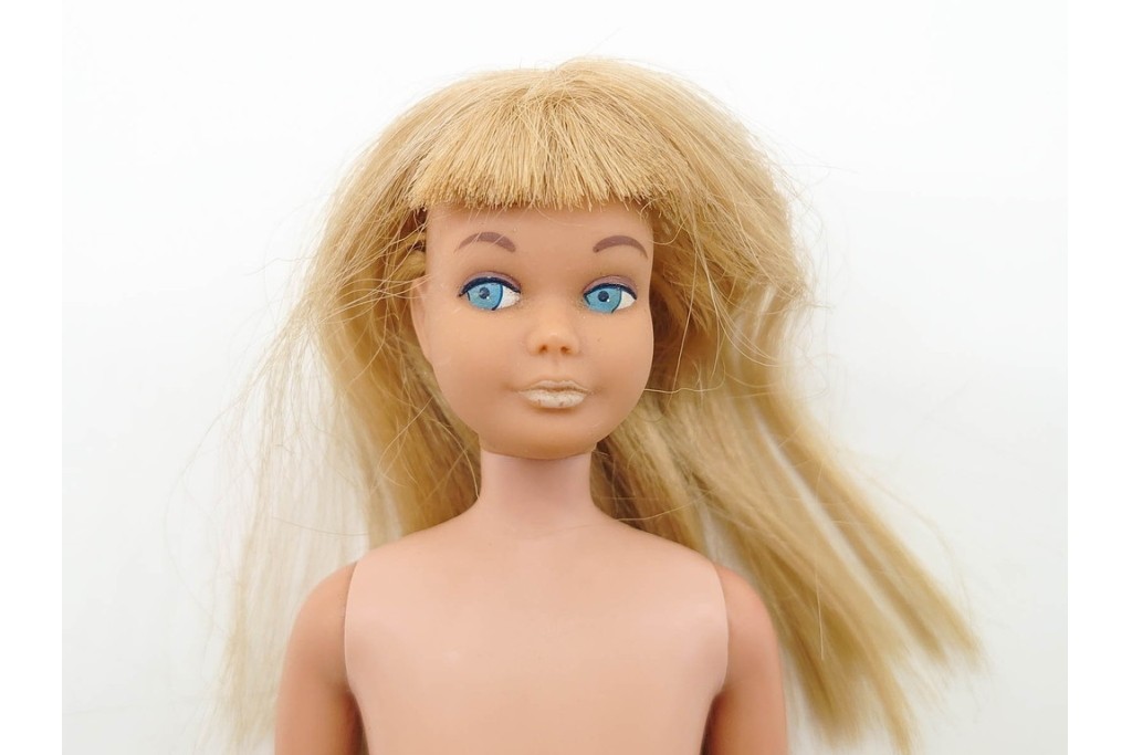 ヴィンテージ　マテル社(Mattel)　Barbie(バービー)　スキッパーの箱付き人形1点と空箱3点(うち1点はフランシー人形の空箱)のセット　(R-091187)