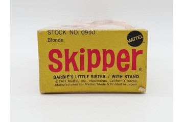 ヴィンテージ　マテル社(Mattel)　Barbie(バービー)　スキッパーの箱付き人形1点と空箱3点(うち1点はフランシー人形の空箱)のセット　(R-091187)