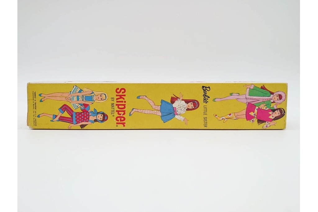 ヴィンテージ　マテル社(Mattel)　Barbie(バービー)　スキッパーの箱付き人形1点と空箱3点(うち1点はフランシー人形の空箱)のセット　(R-091187)