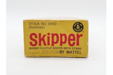 ヴィンテージ　マテル社(Mattel)　Barbie(バービー)　スキッパーの箱付き人形1点と空箱3点(うち1点はフランシー人形の空箱)のセット　(R-091187)