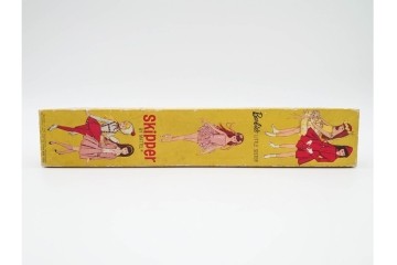ヴィンテージ　マテル社(Mattel)　Barbie(バービー)　スキッパーの箱付き人形1点と空箱3点(うち1点はフランシー人形の空箱)のセット　(R-091187)