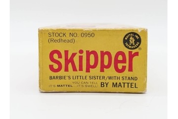 ヴィンテージ　マテル社(Mattel)　Barbie(バービー)　スキッパーの箱付き人形1点と空箱3点(うち1点はフランシー人形の空箱)のセット　(R-091187)