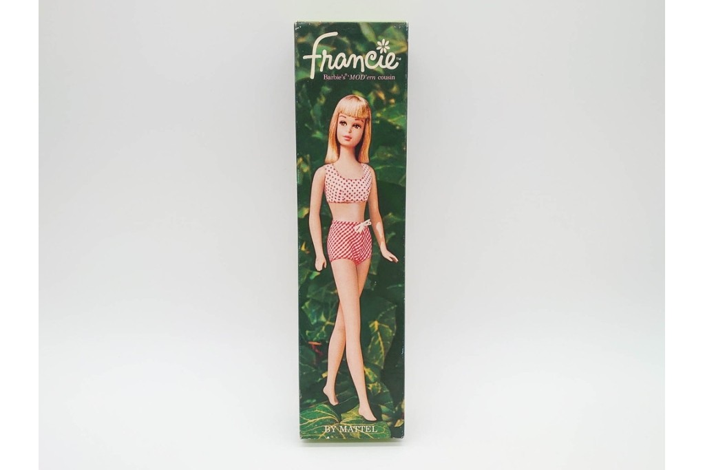 ヴィンテージ　マテル社(Mattel)　Barbie(バービー)　スキッパーの箱付き人形1点と空箱3点(うち1点はフランシー人形の空箱)のセット　(R-091187)
