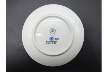 デンマーク製　ROYAL COPENHAGEN(ロイヤルコペンハーゲン)　ブルーフルーテッド　ハーフレース　ティーカップ&ソーサー6客セット　定価(6客合計)17万8200円　(R-091190)