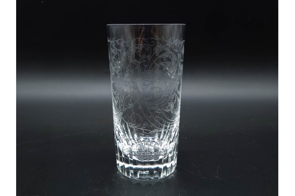 フランス　Baccarat(バカラ)　パルメ・アルルカン　格調高いハイボールグラス3点セット　(R-091197)